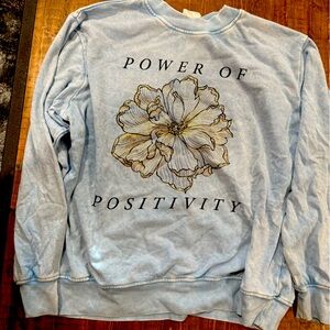 Blue light sweatshirt
